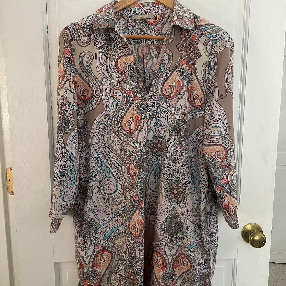 Joan Vass Studio Paisley Dress